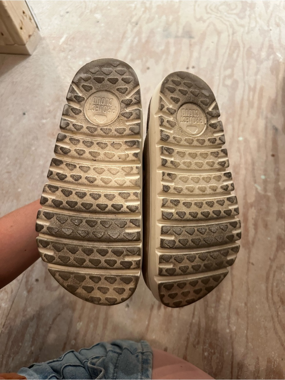 Suede Slip-On Clog in Tan - Picture 5 of 6